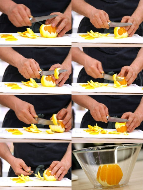 Sicílske pomaranče s klinčekovou panna cottou a čokoládovou mrveničkou (fotorecept) - obrázok 3