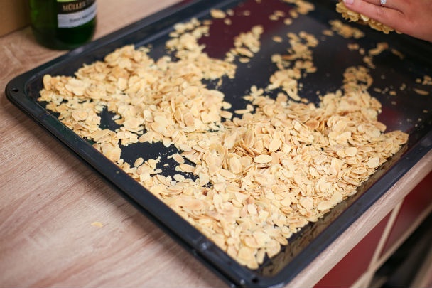 Mandľové čili bonbóny s banánovým kefírom a pomarančom (fotorecept) - obrázok 1