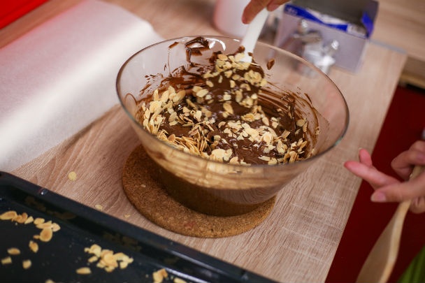 Mandľové čili bonbóny s banánovým kefírom a pomarančom (fotorecept) - obrázok 4