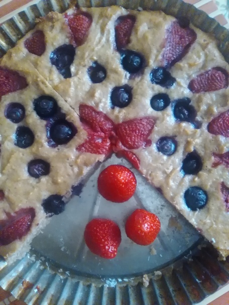 Špaldový koláč s ovocím (fotorecept) - obrázok 5