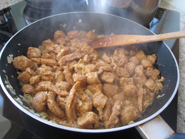 Sójové mäso na špagety - obrázok 6