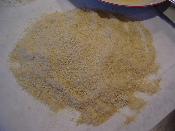 Vysmážaný pangasius  v sezame (fotorecept) - obrázok 4