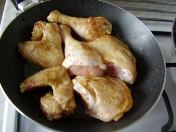 Kurča na víne (fotorecept) - obrázok 1