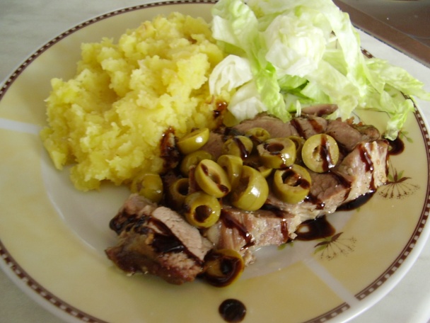 Krkovička na olivách (fotorecept) - obrázok 8