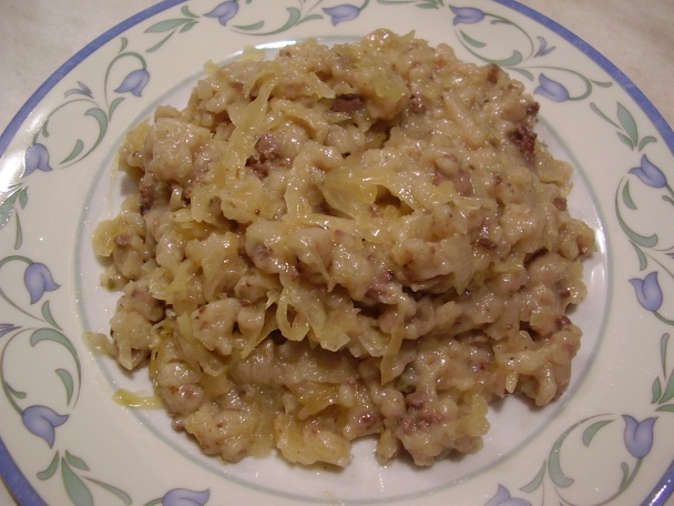 Pečienkové halušky s kapustou (fotorecept) - obrázok 12