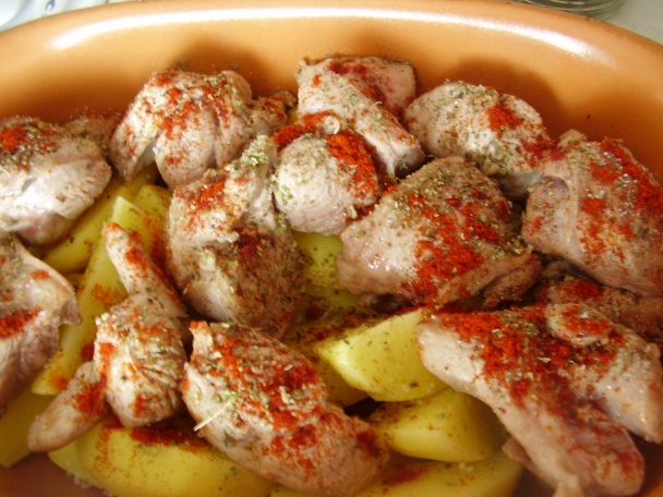 Morčacie pečené so zemiakmi a cibuľou (fotorecept) - obrázok 6