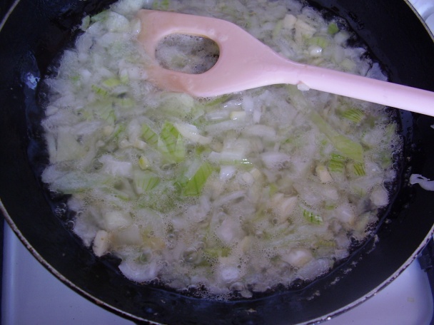 Krúpovo-hrachová kaša s kuracími srdiečkami - fotorecept - obrázok 8