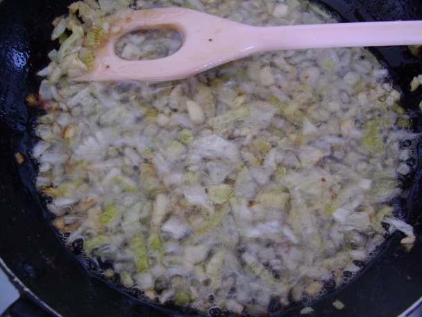 Krúpovo-hrachová kaša s kuracími srdiečkami - fotorecept - obrázok 9