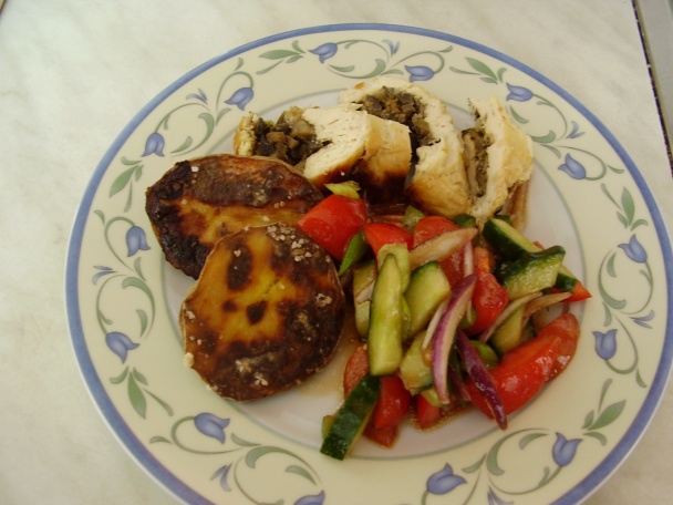 Kuracia prsná rolka na stredomorský štýl (fotorecept) - obrázok 12