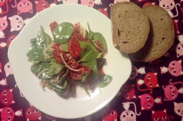 Špenátový šalát - obrázok 2