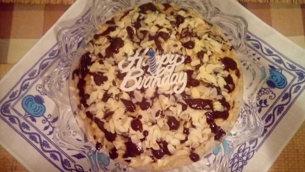 Orechová vegánska torta - obrázok 3