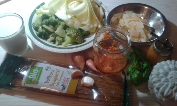 Celozrnné špagety s cuketou a brokolicou (fotorecept) - obrázok 1