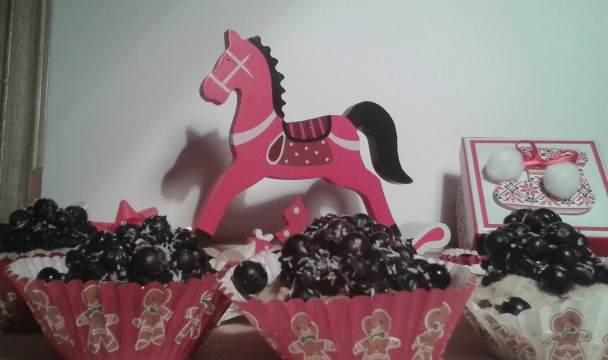 Ríbezľové muffiny a pologule s kokosovou inoväťou (fotorecept) - obrázok 6