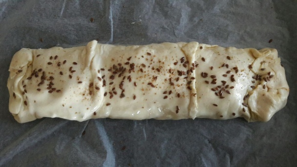 Šampiňónovo-mrkvový závin so špenátovými listami (fotorecept) - obrázok 4