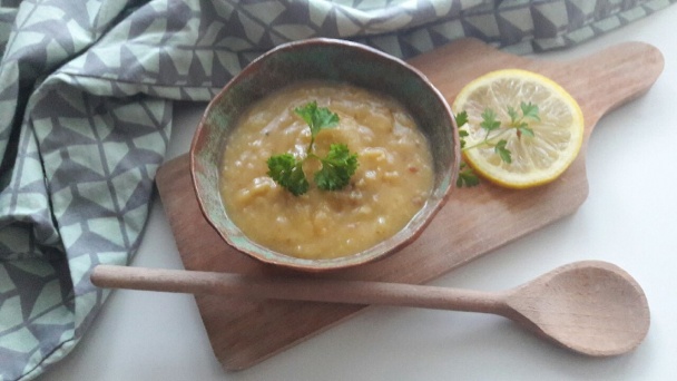 Cuketová polievka s červenou šošovicou - obrázok 1