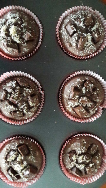 Ovocné košíčky/vegánske muffiny - obrázok 2