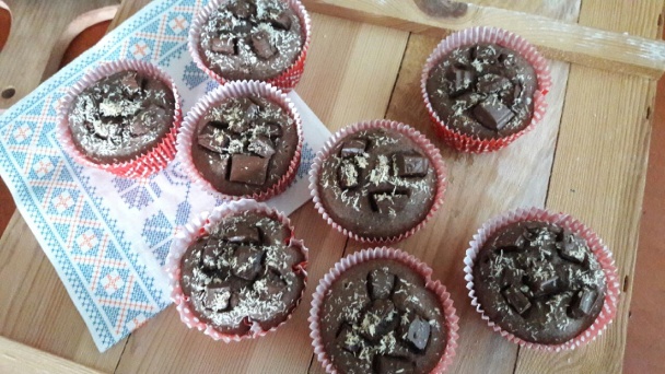 Ovocné košíčky/vegánske muffiny - obrázok 3