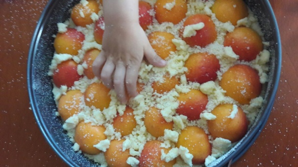 Kysnutý marhuľový koláč s mrveničkou (fotorecept) - obrázok 6