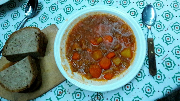 Hlivový guláš z lesa - obrázok 2