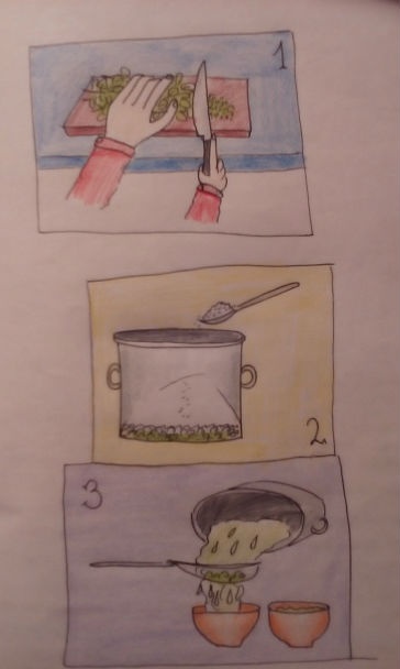 Mätová zmrzlina s kúskami čokolády (fotorecept) - obrázok 1