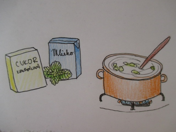 Mätovo-medovková čokoládová zmrzlina s orechami (fotorecept) - obrázok 1