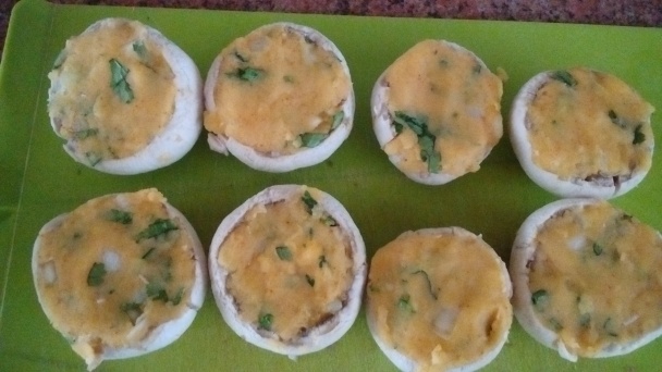 Plnené šampiňóny (fotorecept) - obrázok 3
