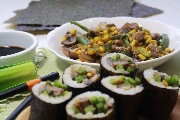 Sushi v štýle „cha han donburi“ - obrázok 5