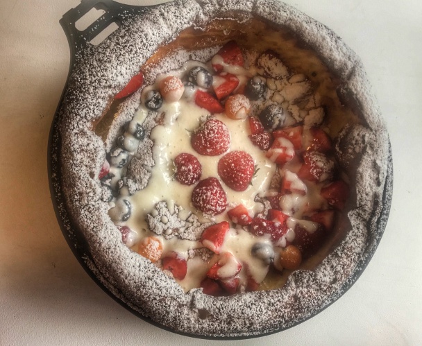 V rúre pečené palacinky na panvici - obrázok 5