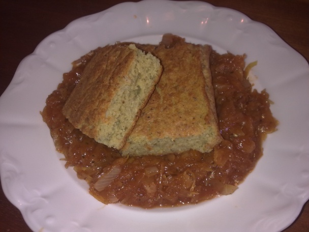 Haruľa na plechu s kapustovou omáčkou - obrázok 2