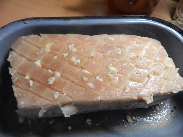 Pečený bôčik s cibuľou (fotorecept) - obrázok 4