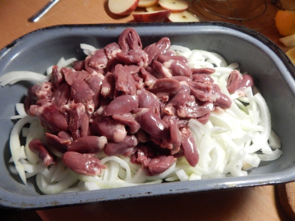 Pečené kuracie srdiečka (fotorecept) - obrázok 1