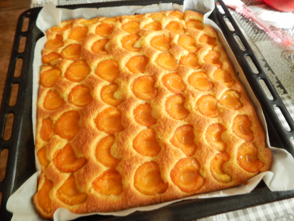 Marhuľový koláč s kyslou smotanou (fotorecept) - obrázok 2