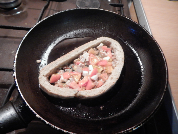 Chlebík na rýchlu večeru (fotorecept) - obrázok 3