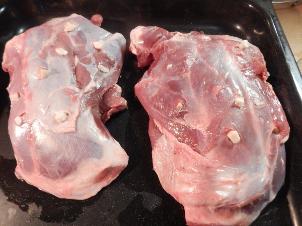 Pečené danielie lopatky (fotorecept) - obrázok 1