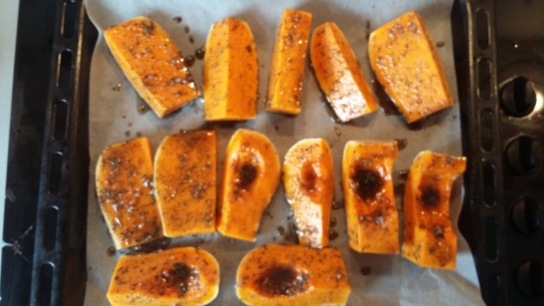 Krémová polievka z pečenej tekvice (fotorecept) - obrázok 2