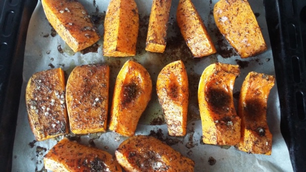 Krémová polievka z pečenej tekvice (fotorecept) - obrázok 3