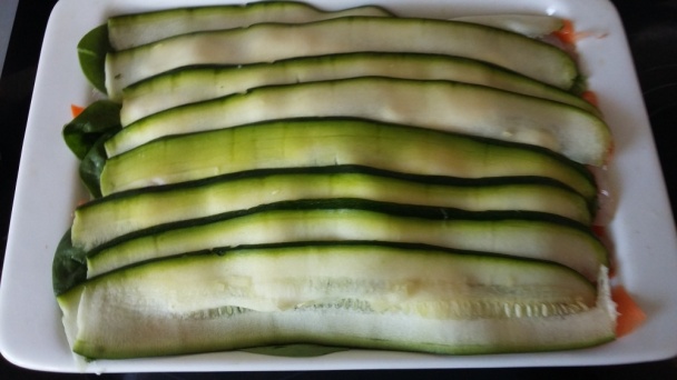 Zeleninové timbale s kuracím mäsom a kozím syrom - obrázok 5