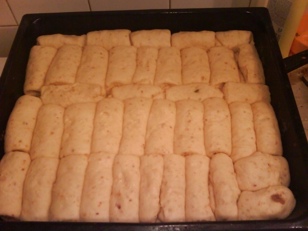 Pečené buchty škvarkové s lekvárom (fotorecept) - obrázok 4