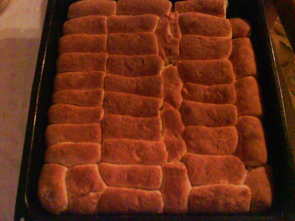 Pečené buchty škvarkové s lekvárom (fotorecept) - obrázok 5