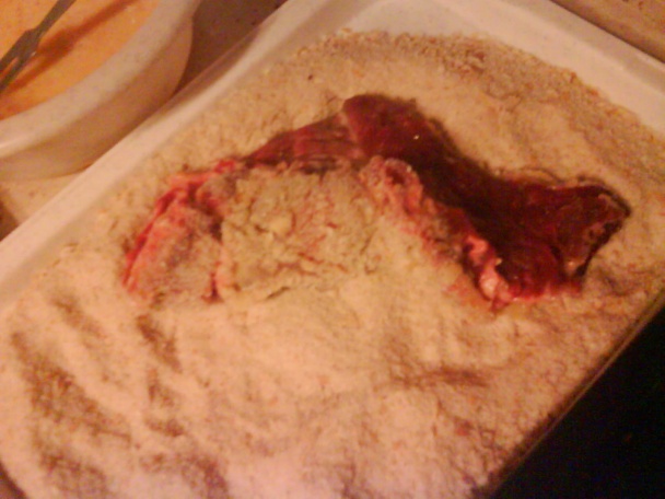 Bravčová krkovička, pečená v rúre-na spôsob rezňa (fotorecept) - obrázok 2