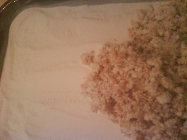 Sypaný tvarohový zákusok (fotorecept) - obrázok 3