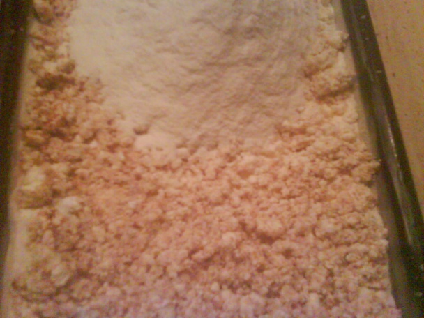 Sypaný tvarohový zákusok (fotorecept) - obrázok 4