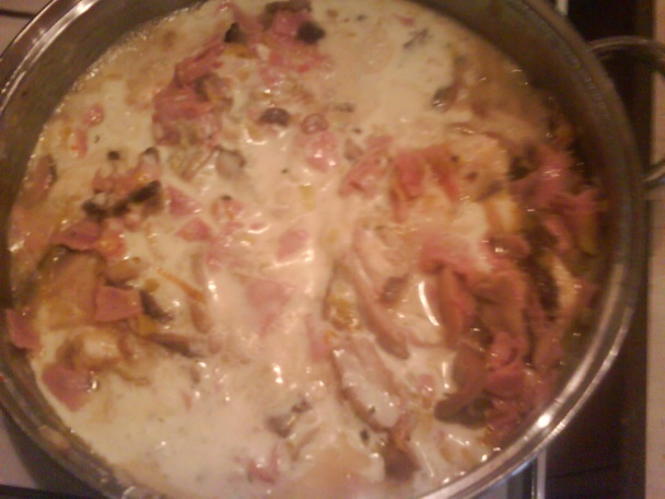 Hubovo-syrové cestoviny (fotorecept) - obrázok 4