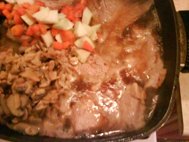 Bravčové na zelenine v pivovej omáčke (fotorecept) - obrázok 4