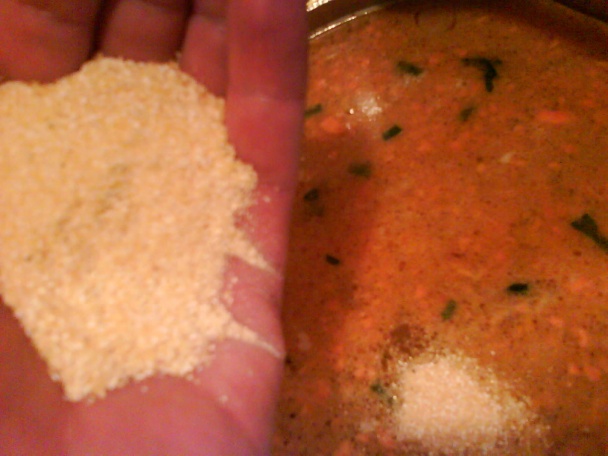 Jarná polievka s kukuricou.(fotorecept) - obrázok 5