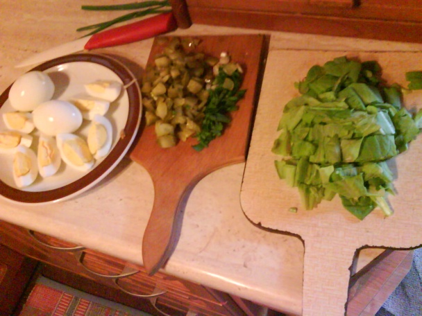 Kurací zelený šalát (fotorecept) - obrázok 2