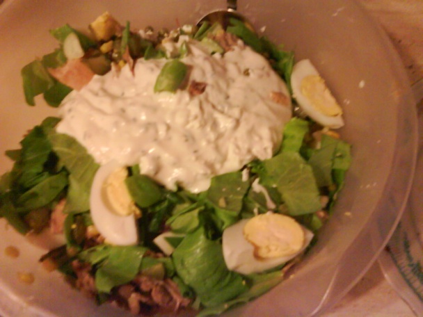 Kurací zelený šalát (fotorecept) - obrázok 3