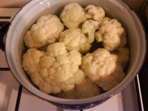 Falošná treska z karfiolu,alebo šalát. (fotorecept) - obrázok 1