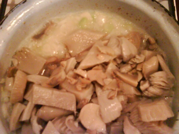 Žemľovka s hubami (fotorecept) - obrázok 3