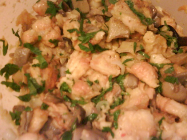 Žemľovka s hubami (fotorecept) - obrázok 5